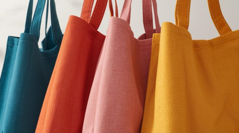 4. Organic Cotton Tote Bags – Stylish alternatives to plastic bags.
